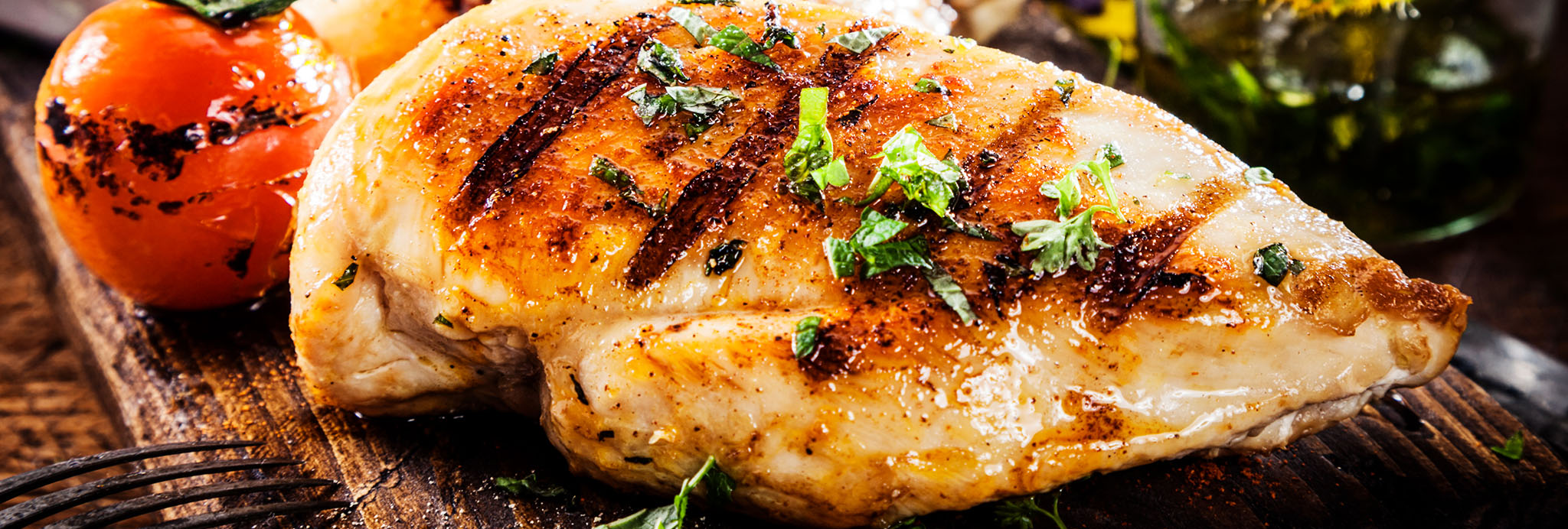 a juicy chicken breast